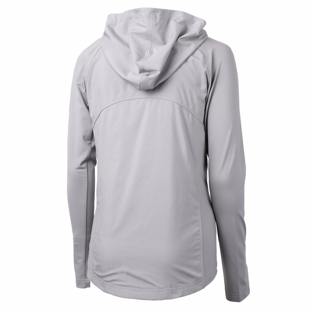 Chicago Bears Cutter & Buck Women's Adapt Eco Knit Hybrid Recycled Full-Zip Jacket - Gray - NFL