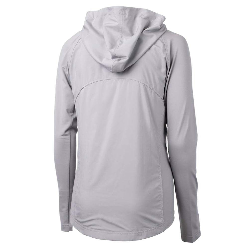 Chicago Bears Cutter & Buck Women's Adapt Eco Knit Hybrid Recycled Full-Zip Jacket - Gray - NFL