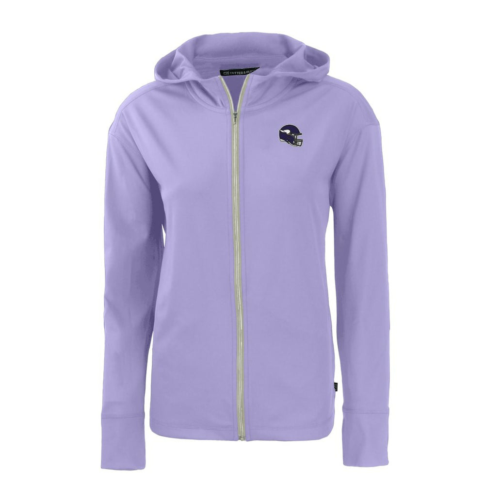 Minnesota Vikings Cutter & Buck Women's Daybreak Eco Recycled Full-Zip Hoodie Jacket - Purple - NFL
