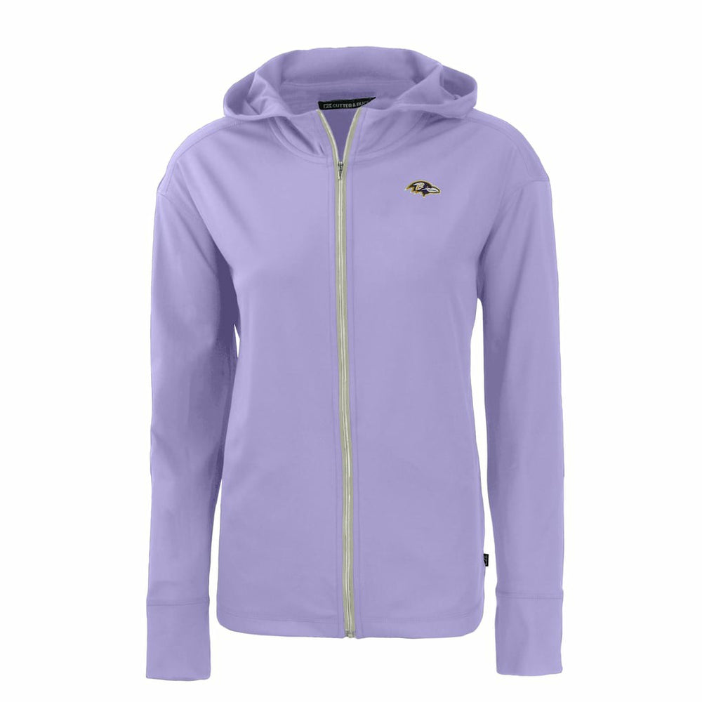 Baltimore Ravens Cutter & Buck Women's Daybreak Eco Recycled Full-Zip Hoodie Jacket - Purple - NFL