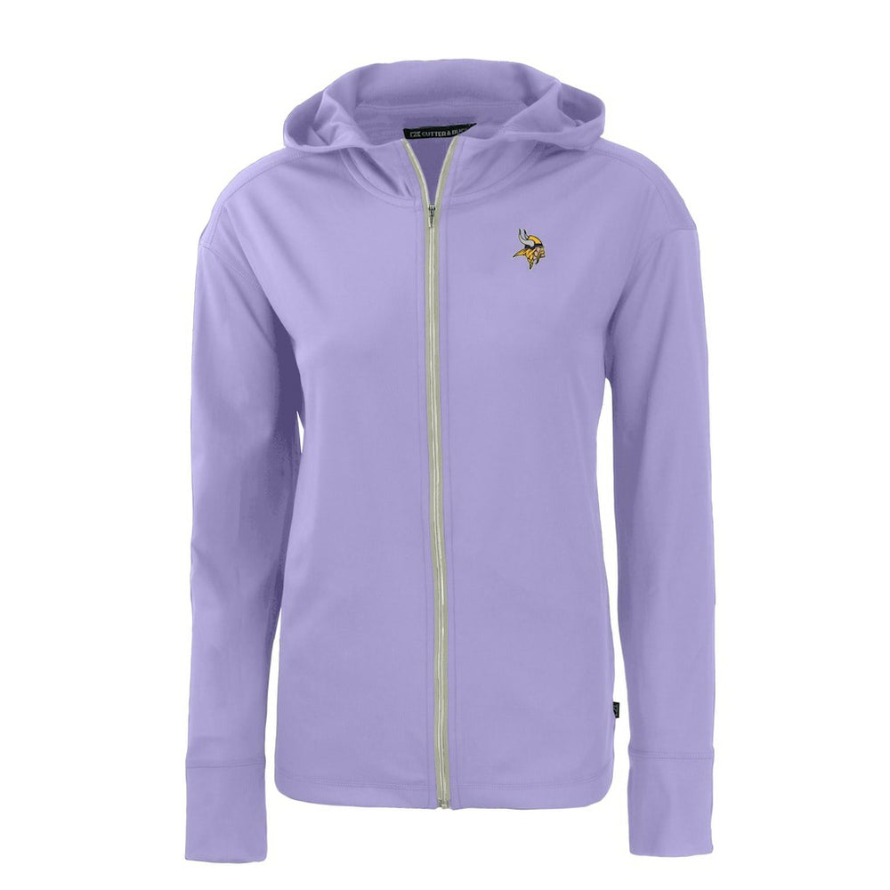 Minnesota Vikings Cutter & Buck Women's Daybreak Eco Recycled Full-Zip Hoodie Jacket - Purple - NFL