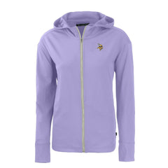 Minnesota Vikings Cutter & Buck Women's Daybreak Eco Recycled Full-Zip Hoodie Jacket - Purple - NFL