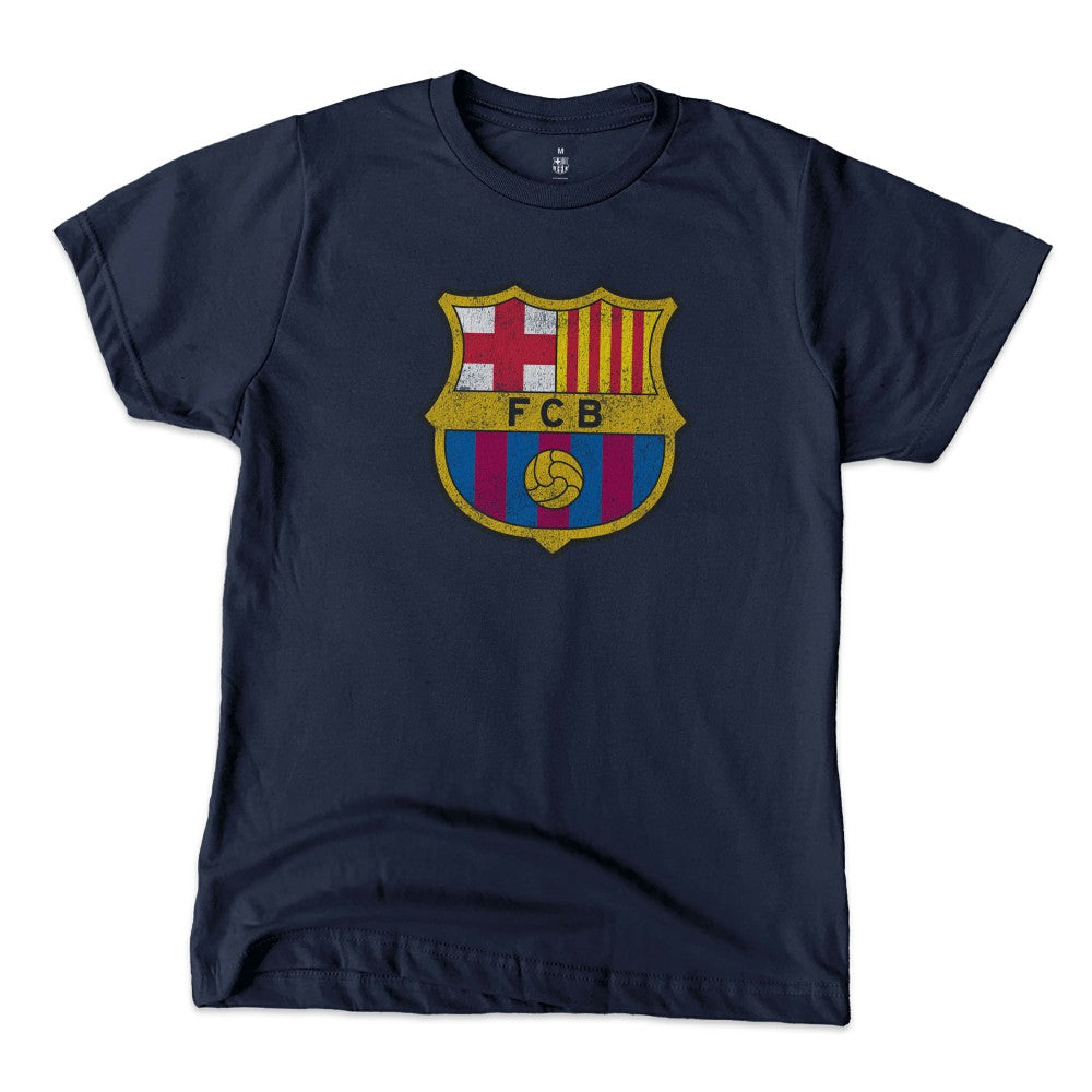 Barcelona 1863FC Youth Color Badge T-Shirt Navy