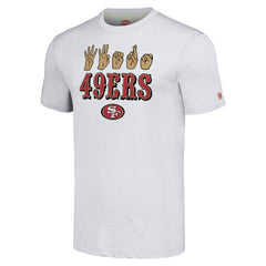 San Francisco 49ers Homage Unisex The NFL ASL Collection by Love Sign American Sign Language T-Shirt - Ash - NFL