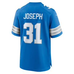 Kerby Joseph Detroit Lions Team Game Jersey - Blue - Nike