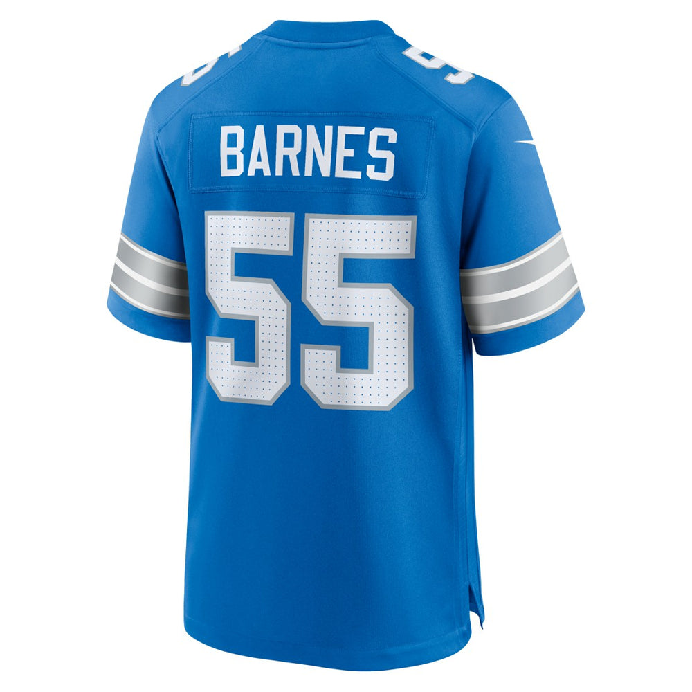 Derrick Barnes Detroit Lions Team Game Jersey - Blue - Nike