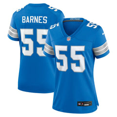 Derrick Barnes Detroit Lions Women's Team Game Jersey - Blue - Nike