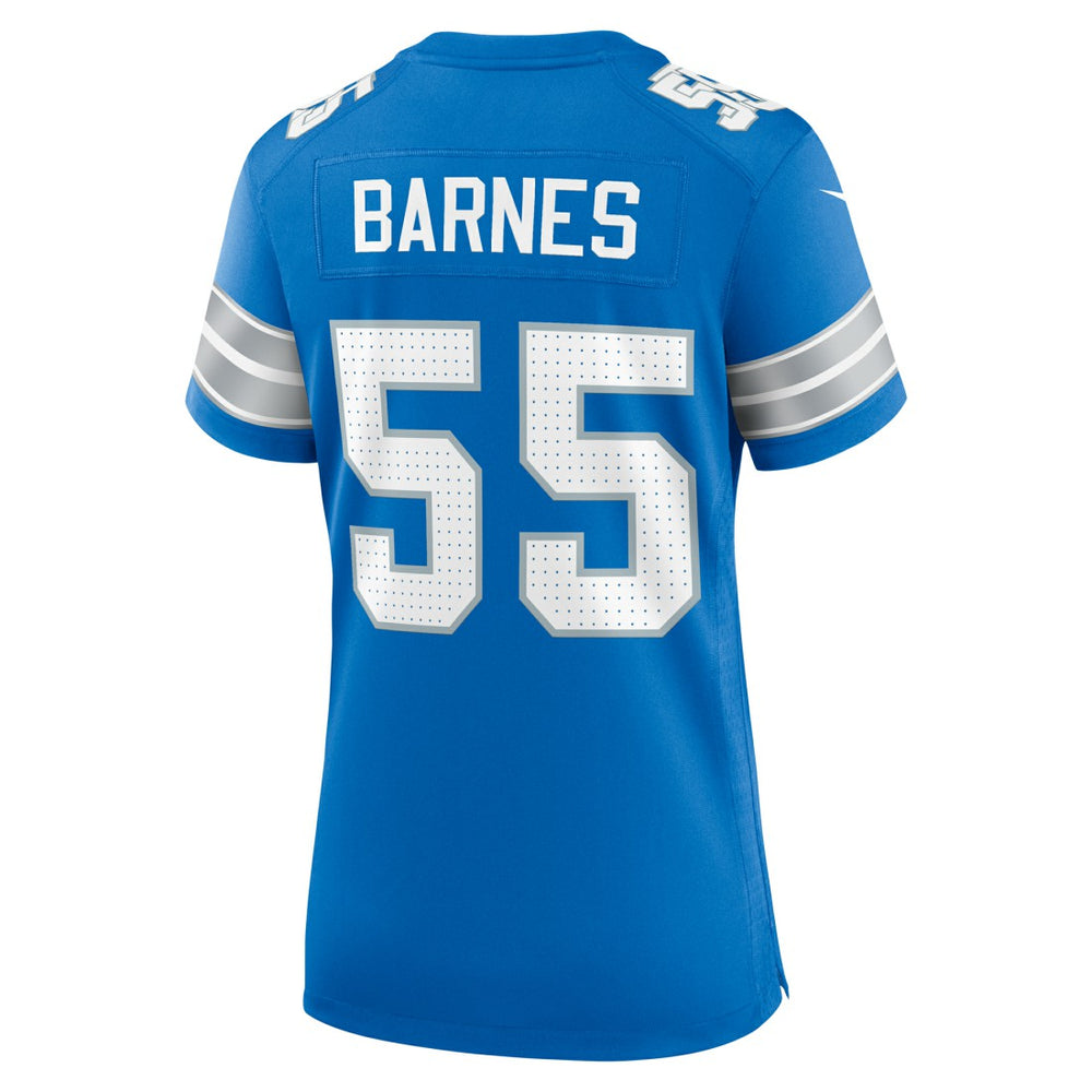 Derrick Barnes Detroit Lions Women's Team Game Jersey - Blue - Nike