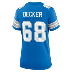 Taylor Decker Detroit Lions Women's Team Game Jersey - Blue - Nike