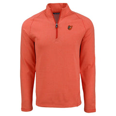 Baltimore Orioles Cutter & Buck Peshastin Eco Fleece Recycled Raglan Quarter-Zip Top for sale