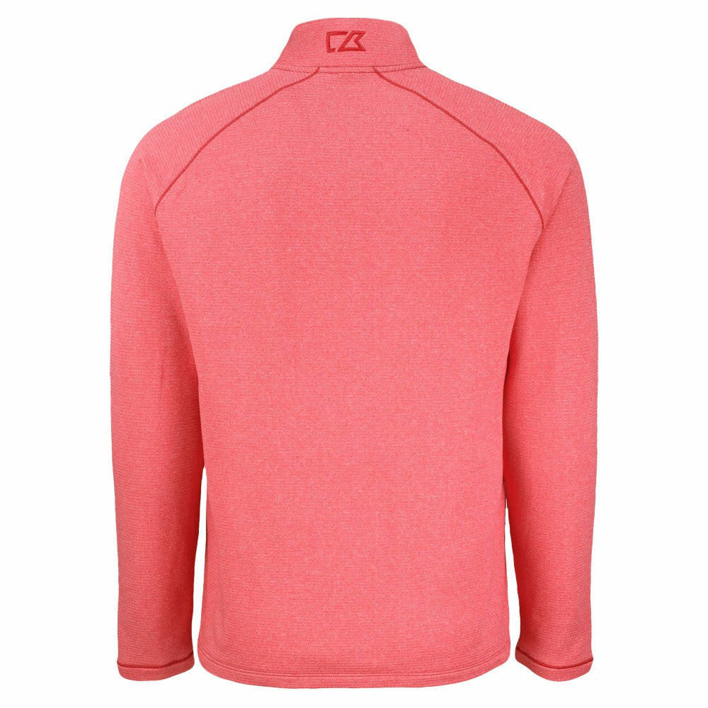 Cleveland Guardians Cutter & Buck Peshastin Eco Fleece Recycled Raglan Quarter-Zip Top Sale