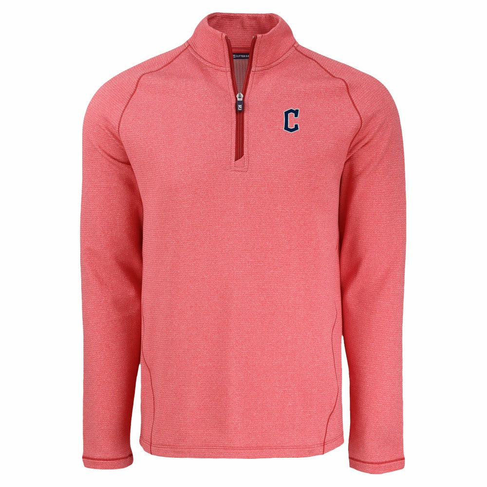 Cleveland Guardians Cutter & Buck Peshastin Eco Fleece Recycled Raglan Quarter-Zip Top Near Me