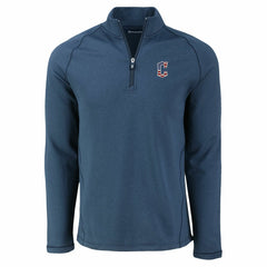 Cleveland Guardians Cutter & Buck Peshastin Eco Fleece Recycled Raglan Quarter-Zip Top Online