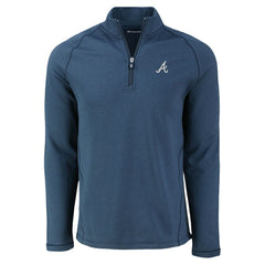 Atlanta Braves Cutter & Buck Peshastin Eco Fleece Recycled Raglan Quarter-Zip Top Near Me