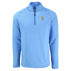Boston Red Sox Cutter & Buck Peshastin Eco Fleece Recycled Raglan Quarter-Zip Top Sale