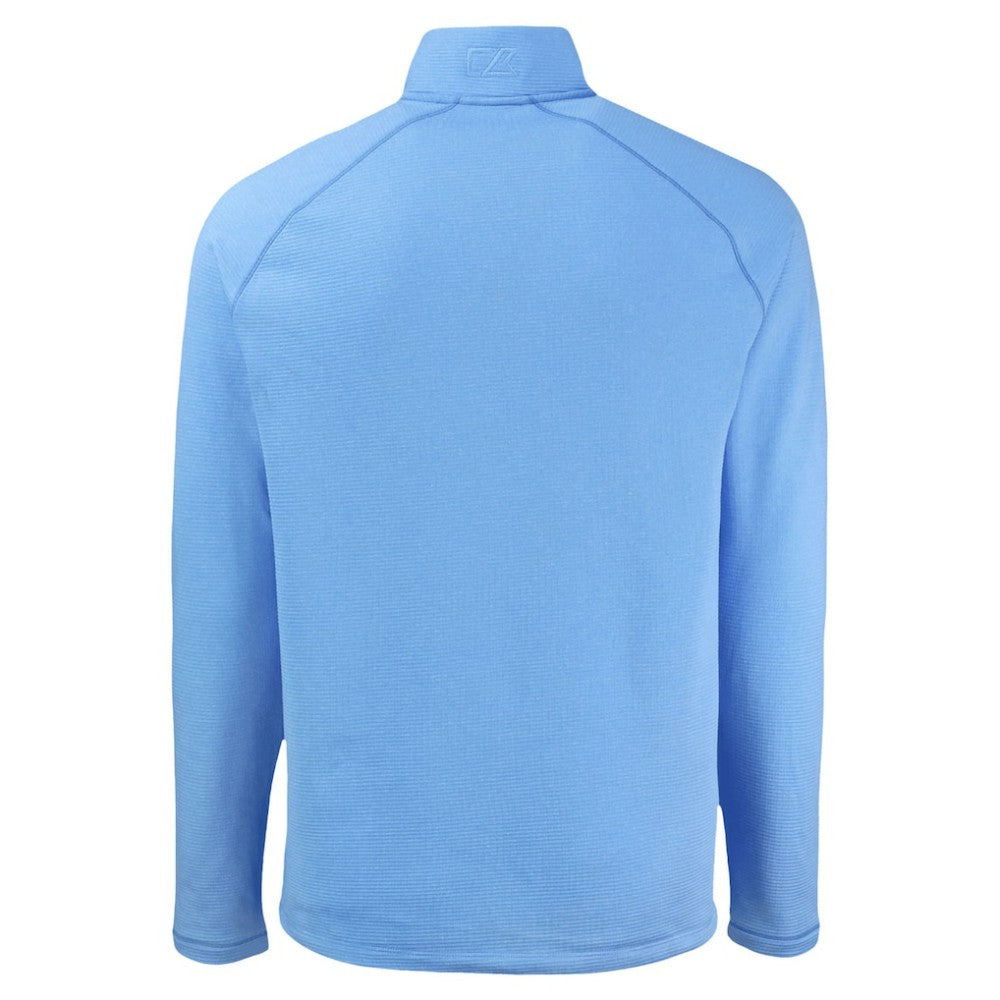 Chicago Cubs Cutter & Buck Peshastin Eco Fleece Recycled Raglan Quarter-Zip Top for sale