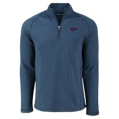Minnesota Twins Cutter & Buck Peshastin Eco Fleece Recycled Raglan Quarter-Zip Top for sale