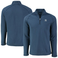 New York Yankees Cutter & Buck Peshastin Eco Fleece Recycled Raglan Quarter-Zip Top Near Me