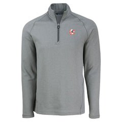 New York Yankees Cutter & Buck Peshastin Eco Fleece Recycled Raglan Quarter-Zip Top Sale