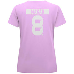 Cale Makar Colorado Avalanche Levelwear Women's Hockey Fights Cancer Anthem Name & Number T-Shirt - Lavender | NHL near me