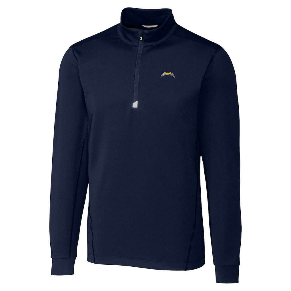 Los Angeles Chargers Cutter & Buck Traverse Stretch Quarter-Zip Top - Navy - NFL