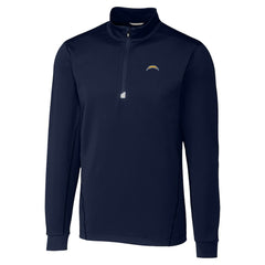 Los Angeles Chargers Cutter & Buck Traverse Stretch Quarter-Zip Top - Navy - NFL