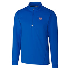 New York Giants Cutter & Buck Traverse Stretch Quarter-Zip Top - Royal - NFL