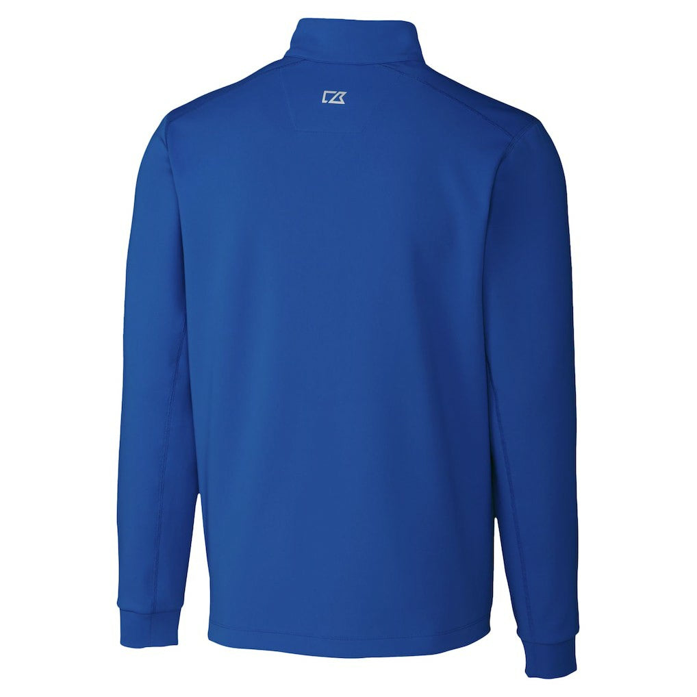 New York Giants Cutter & Buck Traverse Stretch Quarter-Zip Top - Royal - NFL