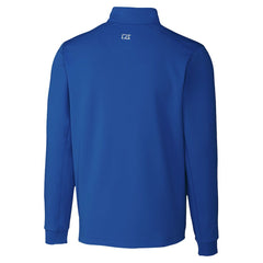 New York Giants Cutter & Buck Traverse Stretch Quarter-Zip Top - Royal - NFL
