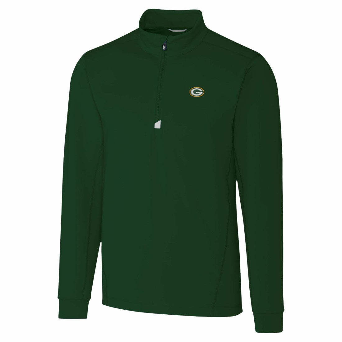 Green Bay Packers Cutter & Buck Traverse Stretch Quarter-Zip Top - Hunter Green - NFL
