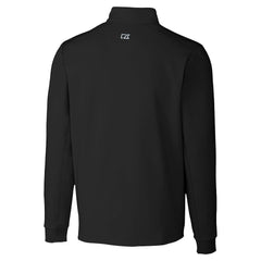 Philadelphia Eagles Cutter & Buck Traverse Stretch Quarter-Zip Top - Black - NFL