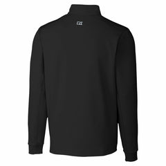 Detroit Lions Cutter & Buck Traverse Stretch Quarter-Zip Top - Black - NFL