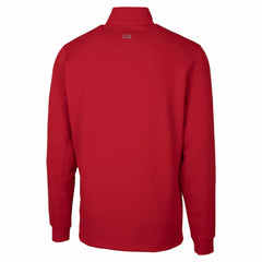 San Francisco 49ers Cutter & Buck Traverse Stretch Quarter-Zip Top - Red - NFL