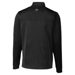 Indianapolis Colts Cutter & Buck Traverse Stripe Stretch DryTec Quarter-Zip Top - Black - NFL