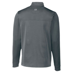 Minnesota Vikings Cutter & Buck Traverse Stripe Stretch DryTec Quarter-Zip Top - Gray - NFL