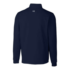 Miami Dolphins Cutter & Buck Big & Tall Traverse Eco Tri-Blend DryTec Quarter-Zip Jacket - Navy - NFL