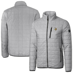Minnesota Vikings Cutter & Buck Big & Tall Rainier PrimaLoft Eco Insulated Full-Zip Hoodie Puffer Jacket - Gray - NFL