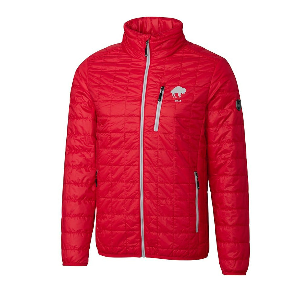 Buffalo Bills Cutter & Buck Big & Tall Rainier PrimaLoft Eco Insulated Full-Zip Puffer Jacket - Red - NFL