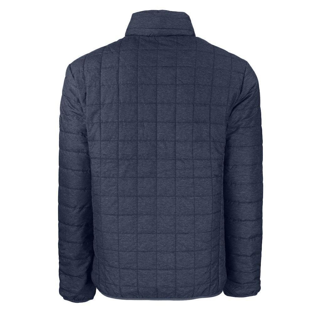 New England Patriots Cutter & Buck Big & Tall Rainier PrimaLoft Eco Insulated Full-Zip Hoodie Puffer Jacket - Navy - NFL