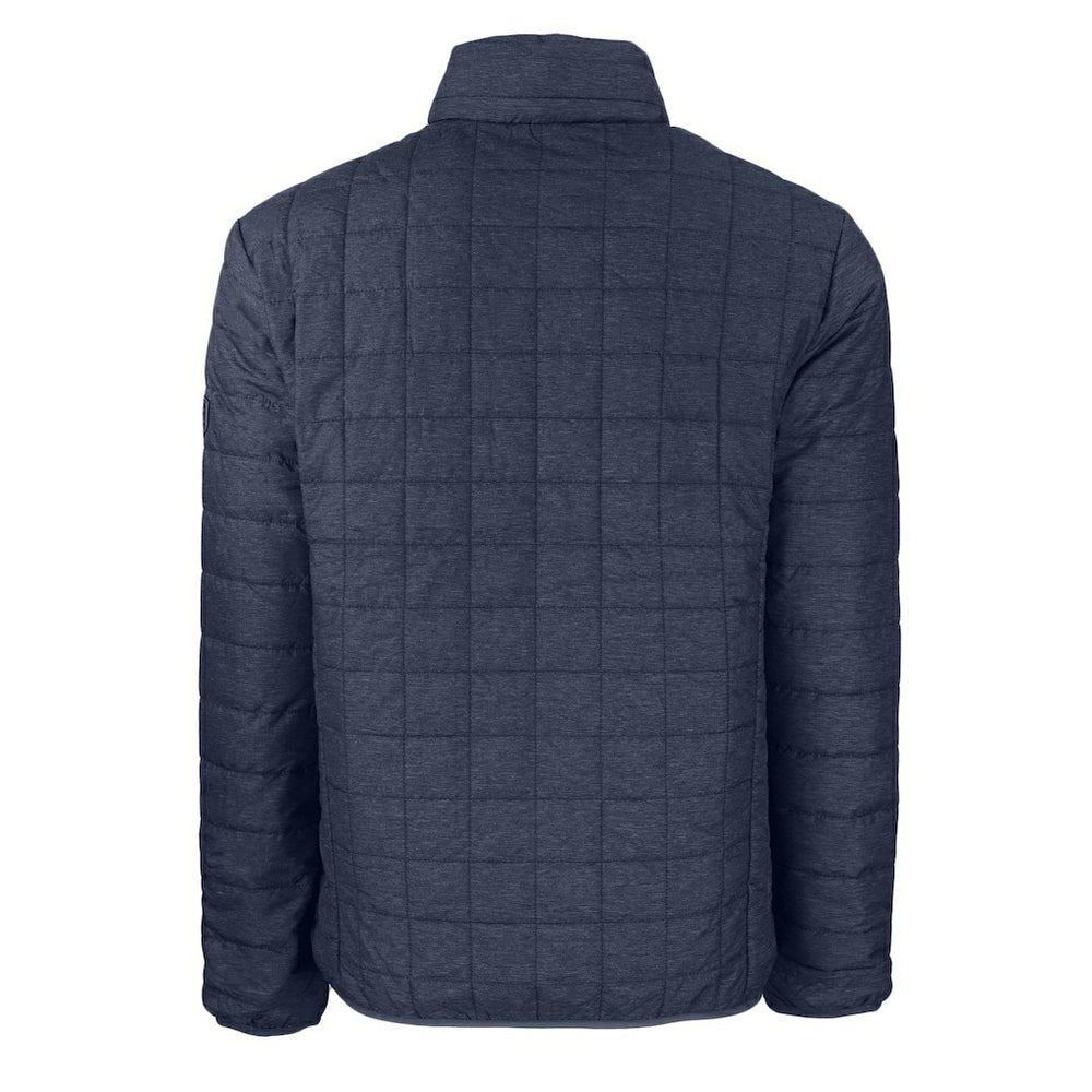 New England Patriots Cutter & Buck Big & Tall Rainier PrimaLoft Eco Insulated Full-Zip Hoodie Puffer Jacket - Navy - NFL