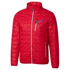 Buffalo Bills Cutter & Buck Big & Tall Rainier PrimaLoft Eco Insulated Full-Zip Hoodie Puffer Jacket - Red - NFL