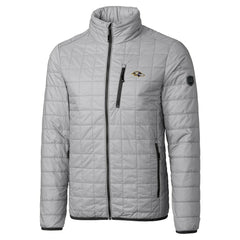 Baltimore Ravens Cutter & Buck Big & Tall Rainier PrimaLoft Eco Insulated Full-Zip Hoodie Puffer Jacket - Gray - NFL