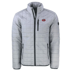 San Francisco 49ers Cutter & Buck Big & Tall Rainier PrimaLoft Eco Insulated Full-Zip Puffer Jacket - Gray - NFL