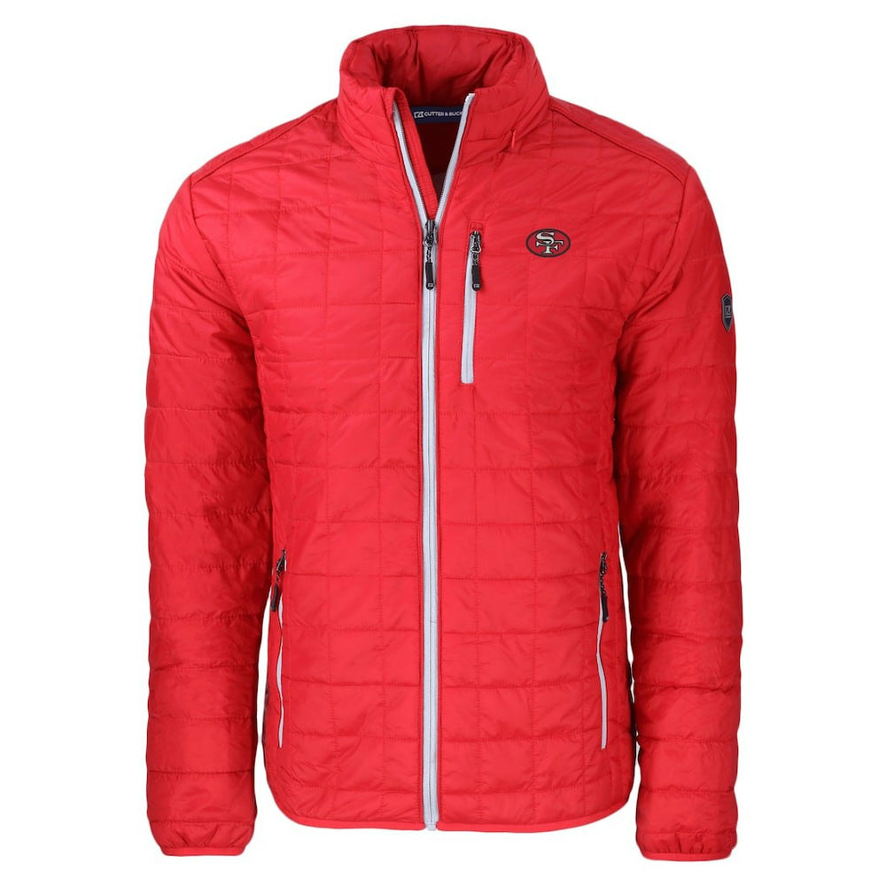 San Francisco 49ers Cutter & Buck Big & Tall Rainier PrimaLoft Eco Insulated Full-Zip Puffer Jacket - Red - NFL
