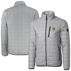 Green Bay Packers Cutter & Buck Big & Tall Rainier PrimaLoft Eco Insulated Full-Zip Puffer Jacket - Gray - NFL
