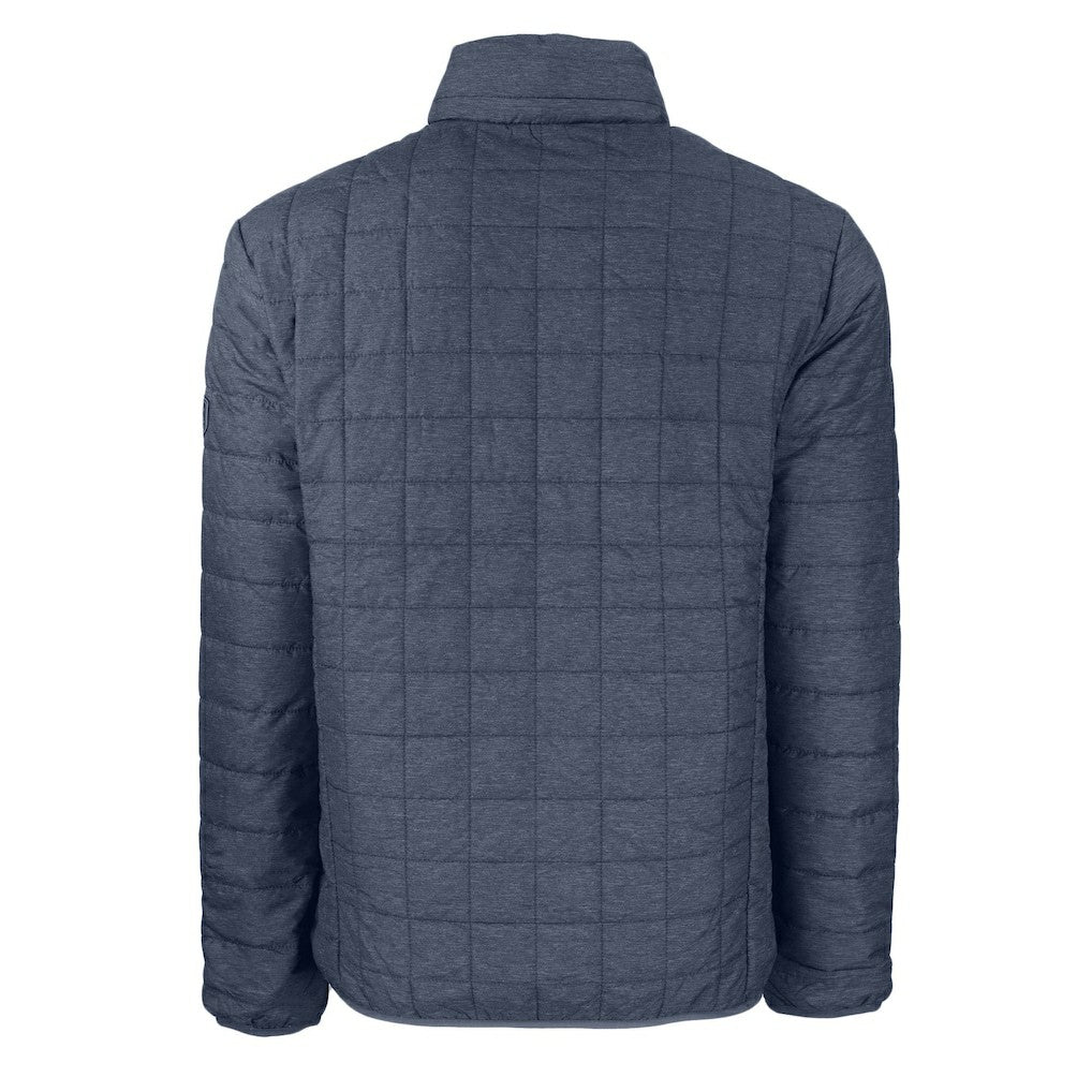 Buffalo Bills Cutter & Buck Big & Tall Rainier PrimaLoft Eco Insulated Full-Zip Hoodie Puffer Jacket - Charcoal - NFL