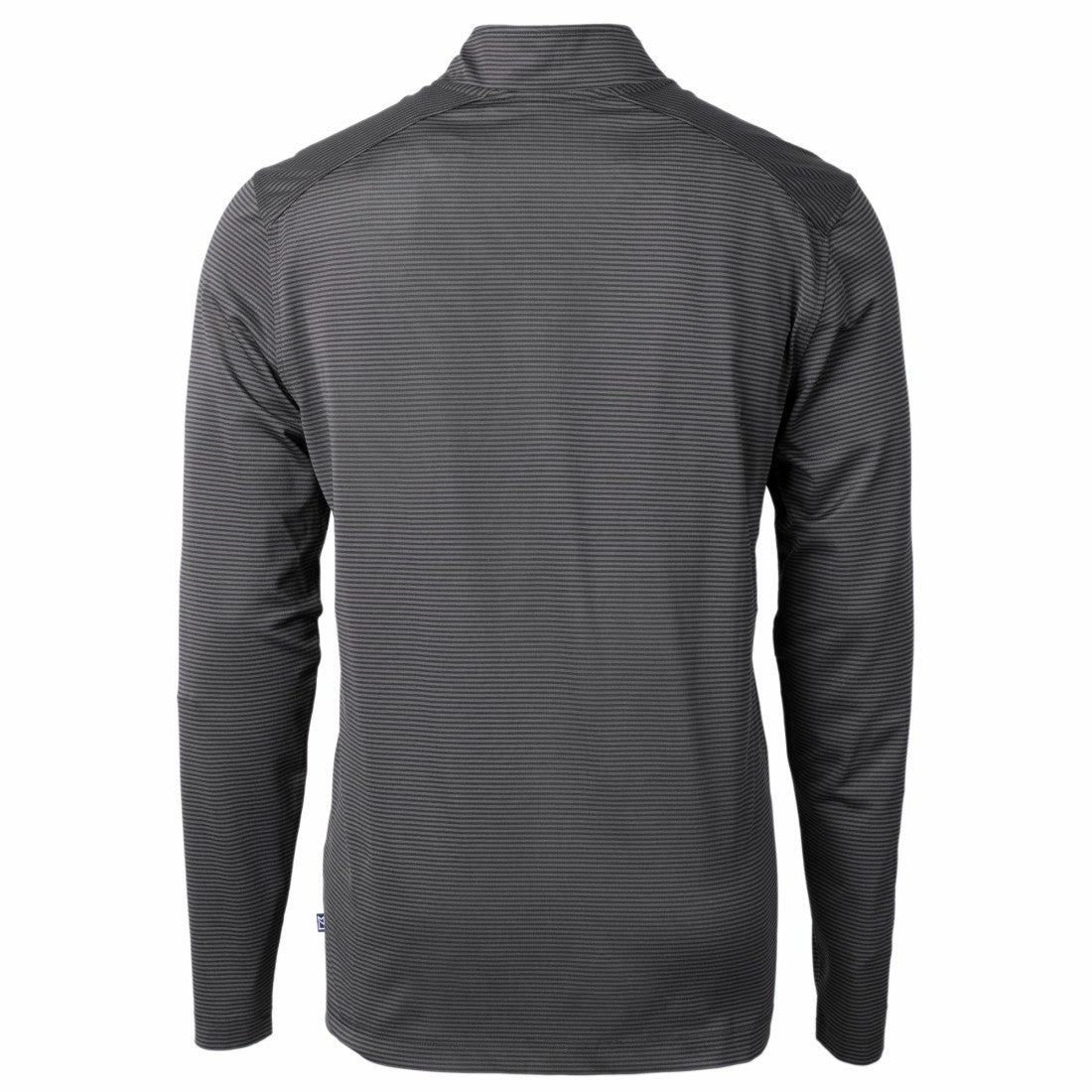 Tampa Bay Buccaneers Cutter & Buck Big & Tall Virtue Eco Pique Micro Stripe Tri-Blend Quarter-Zip Jacket - Black - NFL