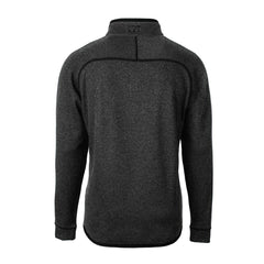 Baltimore Ravens Cutter & Buck Big & Tall Mainsail Sweater-Knit Half-Zip Jacket - Heather Charcoal - NFL