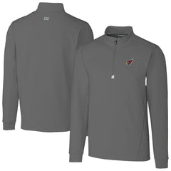 Arizona Cardinals Cutter & Buck Big & Tall Traverse Stretch Quarter-Zip Top - Gray - NFL