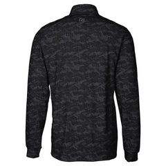 Jacksonville Jaguars Cutter & Buck Big & Tall Traverse Eco Camo Tri-Blend DryTec Quarter-Zip Jacket - Black - NFL